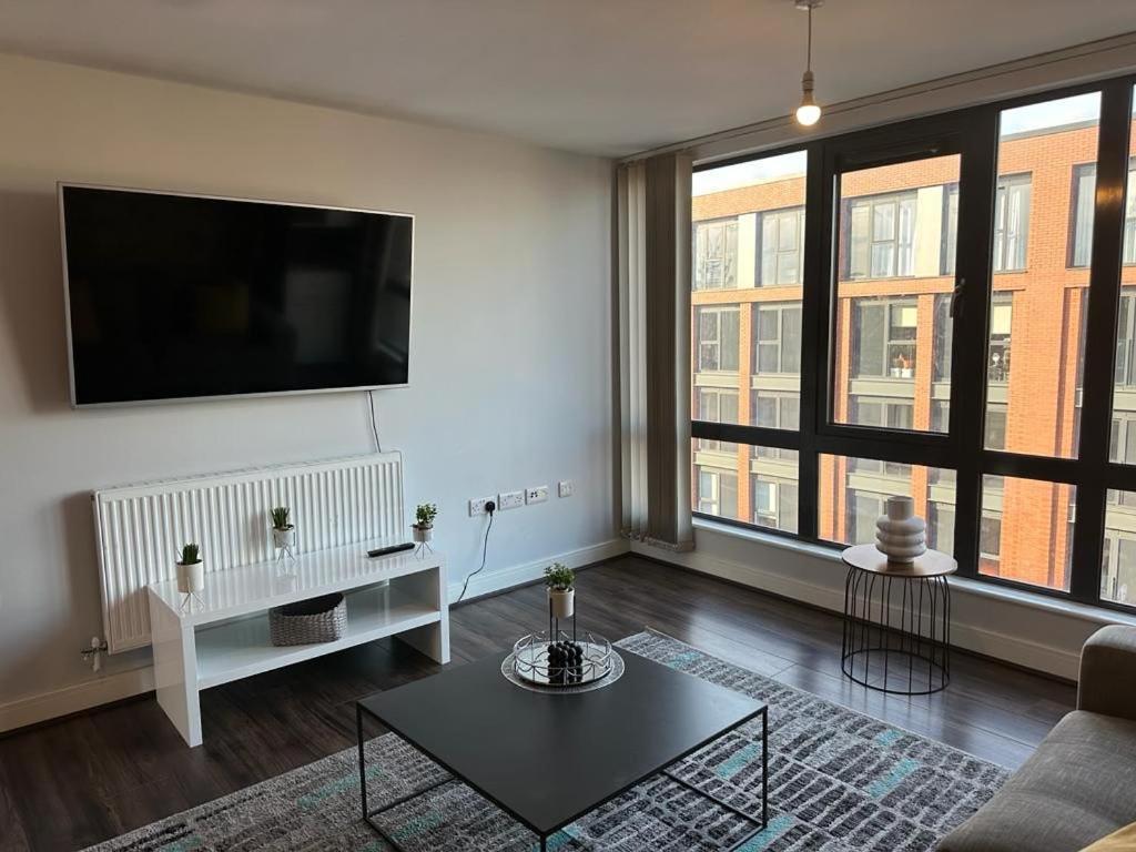 Luxury 9Ine Beautiful Bull Ring Apartment Free Parking Birmingham Dış mekan fotoğraf